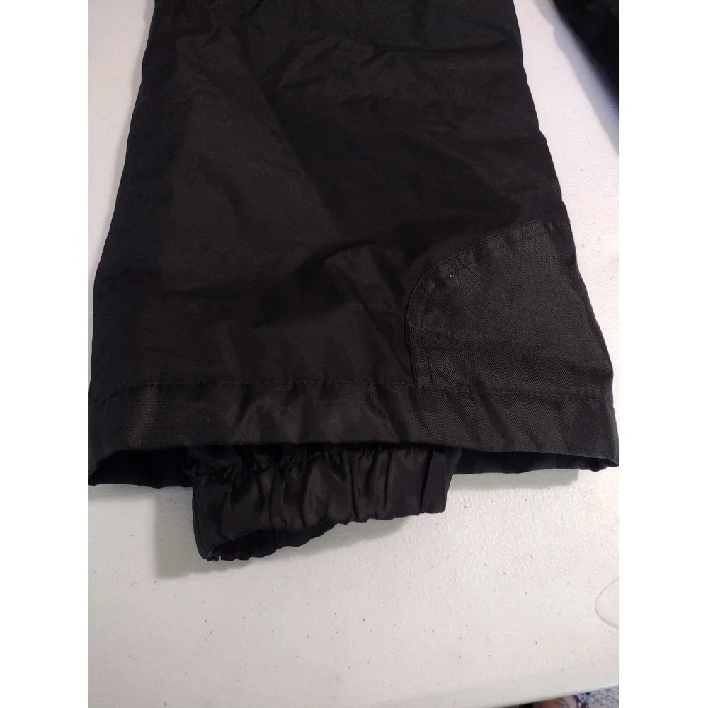 Vertical 9 Kids Black Insulated Snow Pants Cargo Pocket Size L 10/12 Adjustable